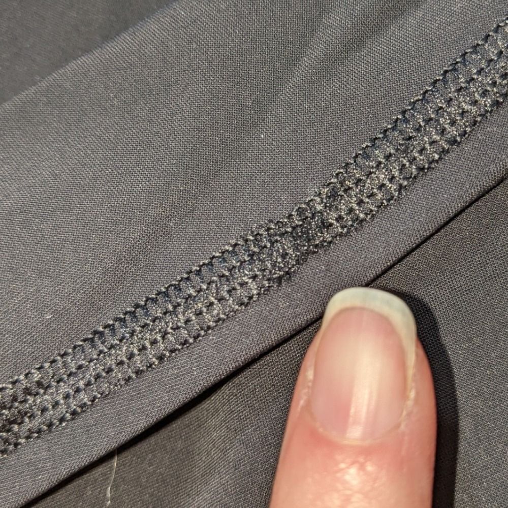 Lululemon Zip Back long sleeve Reebok lined Shorts black Set Athletic LN - Picture 13 of 14